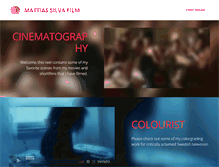 Tablet Screenshot of mattiassilva.com